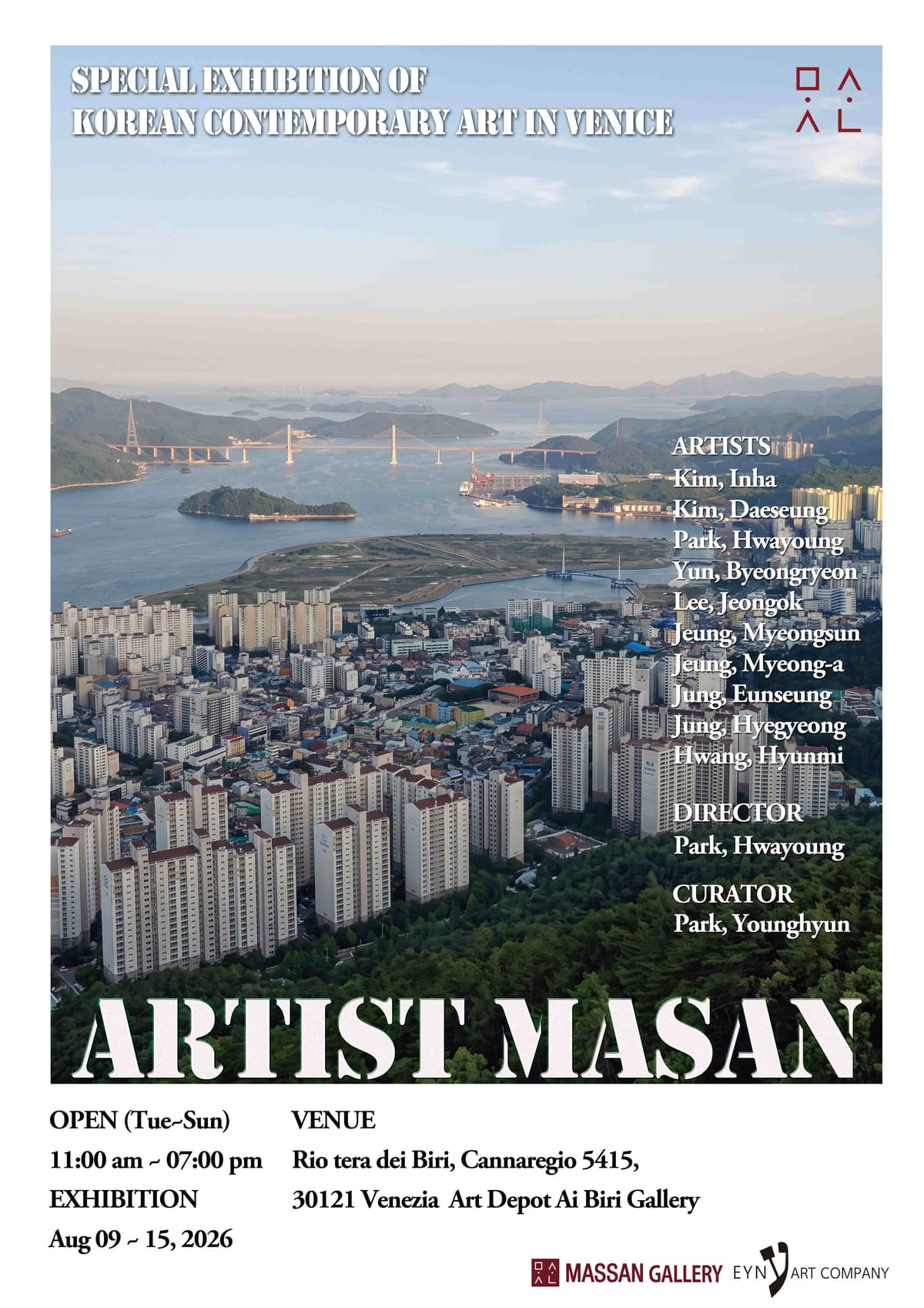 Special Exhibition of Korean contemporary Art in Venice, ARTIST MASAN